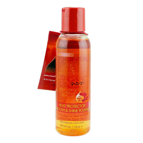 Creme Of Nature With Argan Oil Heat Defense Smooth And Shine Polisher, 4 Oz